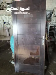  2 ابواب غرف النوم مع الحلق و الإطار