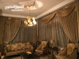  7 طقم صالون كامل للبيع بحالة ممتازه