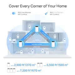  11 Tp-Link Deco XE75 Pro  AXE5400 Tri-band Mesh Wi-Fi 6E System