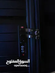  9 حقيبة سفر فخمة جديدة لون اسود حجم كبير