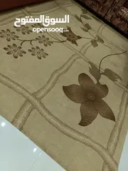  2 سجادة لون بيج طول 320سم بعرض 227سم