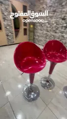  2 كراسي بار وارد خليجي عدد ثلاث ستانلس ثقيل