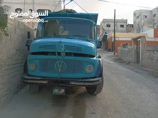  5 قلاب مرسيدس 1513 افطس صندوق حديد خمسة متر للبيع بسعر 5000