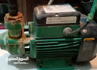  6 متور مياه مستعمل للبيع بحاله الوكاله استعمال بسيط شغال 100% موجود في سحاب بسعر 15 دينار