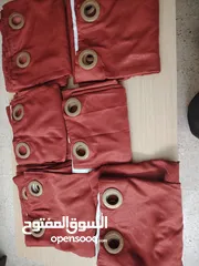  4 برادي استعمال خفيف ثلاثه لون بيج عرضهم مترين وسته لون قرميدي عرضهم متر سعرهم 50 وقفطان للبيع بسعر
