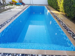  4 بناء المنازل والفلل والاستراحات واحواض السباحه والمباني التجاريه