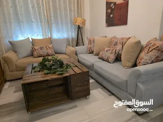  6 طقم كنب تفصيل لون فيروزي