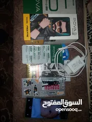  3 تكنو بوفا 6 برو ما شاء الله ع الجهاز جديد استعمال قليل  البيع او بدل