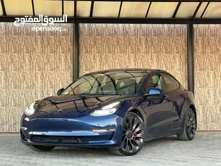 14 تيسلا بيرفورمانس دول موتور فحص كامل بسعر مغري Tesla Model 3 Performance 2022