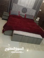  5 غرفه نوم مكونه من تخت وكومندينتين وتواليل وملحق تخت