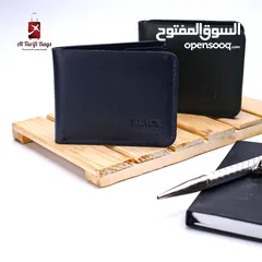  7 محفظة جلد طبيعي عالية الجودة  جلد طبيعي خام اصلية فاخرة
