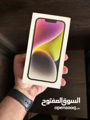  1 ايفون 14 وكالة مش مفتوح سعة 512 iPhone 14 excellent condition size 512