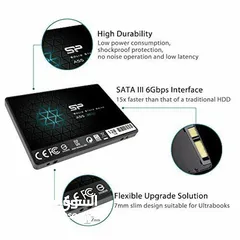  5 هارد دسك اس اس دي دي داخلي لأجهزة الكومبيوتر 128GB SILICON POWER A55 3D NAND 15X GAMING SSD