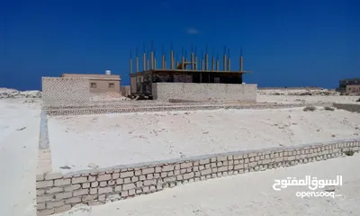  6 قطعه ارض للبيع في منطقه القصر علي الكورنيش الجديد