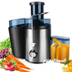  3 عصارة الجزر والبرتقال Extra Power قوة استثنائية (Extra Power): محرك قوي تصميم من الفولاذ المقاوم