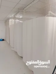  3 تركيب جسور وستائر قماش