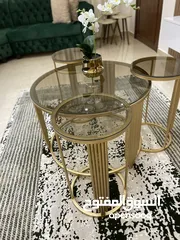  2 طاولة وسط مع ثلاث طاولات سيرفيس