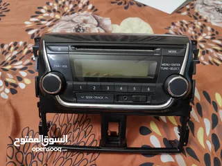  1 Car Stereo with frame Yaris 2017