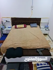  1 غرفه منام تركيه جديده 8 قطع مع دولاب