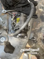  4 كمبريسه تكييف  متسبيشي لانسر مع راديتر تكييف ومروحه