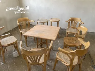  2 طقم كراسي مقهى بسعر مغري جداً