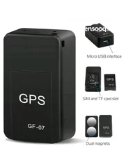  11 جهاز تعقب Gps مصغر للسيارة Gf-07، تعقب في الوقت الحقيقي، مضاد للسرقة، محدد مفقود، تحميل مغناطيسي قوي