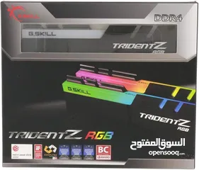  3 G.SKILL Trident Z RGB Series (Intel XMPII) DDR4 RAM 32GB (4x8GB) 3600MT  الكفالة الممتدة حتى 3 سنوات