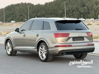  7 AUDI Q7 S-LINE QUATTRO 2016 GCC FULL OPTION