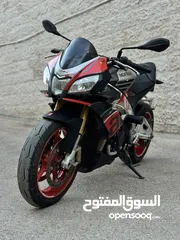  3 Aprilia tuono v41100cc rr  دراجه مميزه جدا تصنيف ستريت  قويه جدا 1100 سيسي  مرخصه ممشى قليل جدا جدا
