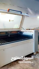  3 ماكينة ليزر قص co2 راسين مساحة العمل 100*160