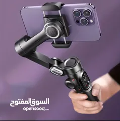  3 جيمبال احترافي للهواتف الذكية ثبات فائق AOCHUAN XE وفيديو عالي الجودة بدقة 1080p