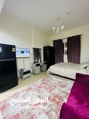  1 لايجار الشهري استوديو مفروش ابراج الياسمين عجمان