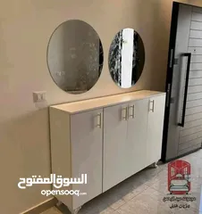  5 خزانة احذية قياس 100"90*30 السعر 63 دينار