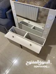  2 مراية مضيئة مع جرارات ثنين