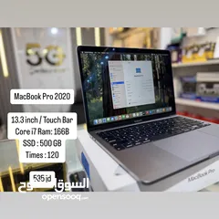  1 MacBook Pro 2020 16G ram / 500SSD