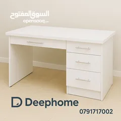 2 اختر مكتبك بعناية من تشكيلة Deep home الأنيقة، تصميم عملي، خامة فخمة، ومساحات تخزين تريح بالك! مكاتب