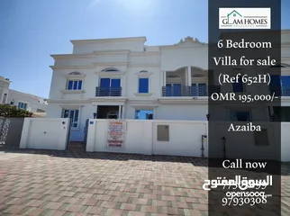  1 Comfy 6 BR villa for sale in Azaiba Ref: 652H