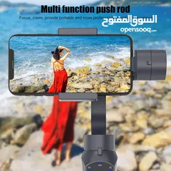  7 المثبت الذكي المضاد للاهتزاز (حامل بانورامي)Smartphone Gimbal Stabilizer, F10 Handheld 3-Axis Phone