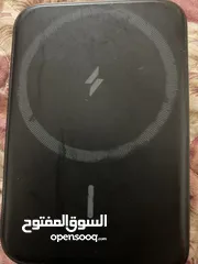  1 بوربانك لاسلكي انكر اخذتها جديد استعمال 3 شهور سعته 5000 مللي أمبير سبب البيع محتاج مصاري