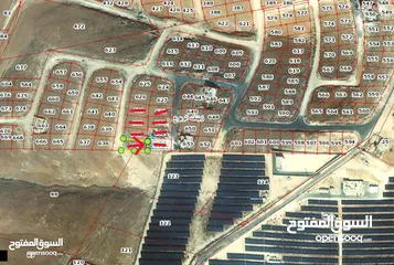  2 قطعة ارض شمال عمان في زينات الربوع للبيع من ضمن مشروع اسكان التربية