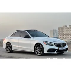  1 مرسيدس C300 AMG بانوراما قمة النظافة