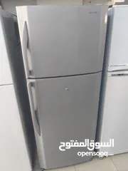  1 ثلاجة شارب تايلندي حجم 567 لتر لون سلفر بحاله ممتازه