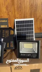  2 لوحة مع كشافين طاقة شمسية 1500 وط ماركة اديسون العالمية