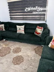  1 غرفة جلوس امريكي لون اخضر نخب اول