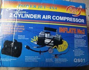  1 Compact 2-Cylinder Air Compressor: Power in a Portable Package