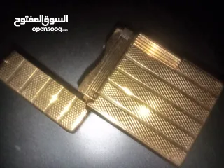  1 قداحه اصلي طلاء ذهب عمرها صنعت من سنه ال ثمانين إلى التسعين 1980 رقم التسلسلي للقداحه F2c927 sGDuro
