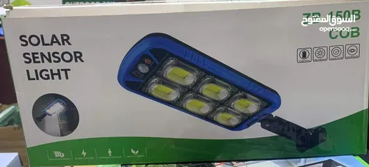  8 كشاف 150 Led صغير يعمل بالطاقة الشمسية