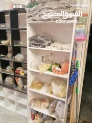  13 اثاث سوبر ماركت كامل مع مطاحن قهوة عدد 2 مطاحن القدس بحالة الوكاله