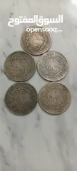  2 عملات معدنية أمريكي وفرنسي انتيك تراثي قديم