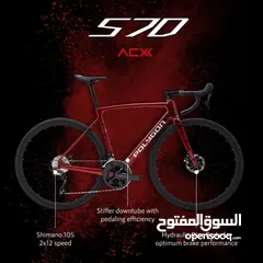  1 POLYGON Strattos S7D Bike (RED)دراجة بوليجون ستراتوس ديسك بريك لون أحمر